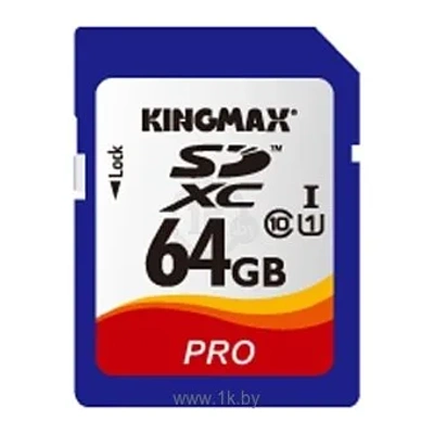 Kingmax SDXC PRO Class 10 UHS-I U1 64GB