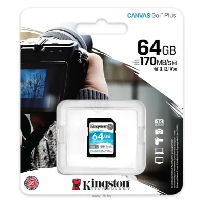 Kingston Canvas Go! Plus SDXC 64GB