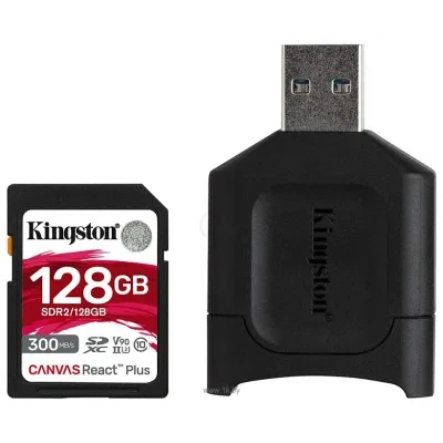 Kingston Canvas React Plus SDXC 128GB (s kardriderom)