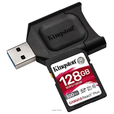 Kingston Canvas React Plus SDXC 128GB (s kardriderom)