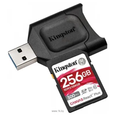 Kingston Canvas React Plus SDXC 256GB (s kardriderom)