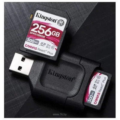 Kingston Canvas React Plus SDXC 256GB (s kardriderom)