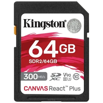 Kingston Canvas React Plus SDXC 64GB