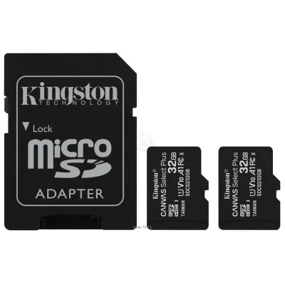 Kingston Canvas Select Plus microSDHC 2x32GB (s adapterom)