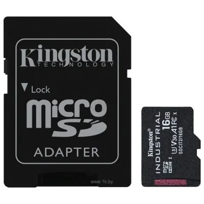 Kingston Industrial microSDHC SDCIT2/16GB 16GB (s adapterom)