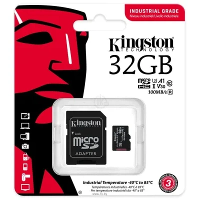 Kingston Industrial microSDHC SDCIT2/32GB 32GB (s adapterom)